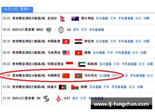 国足世预赛直播平台：全方位赛事报道
